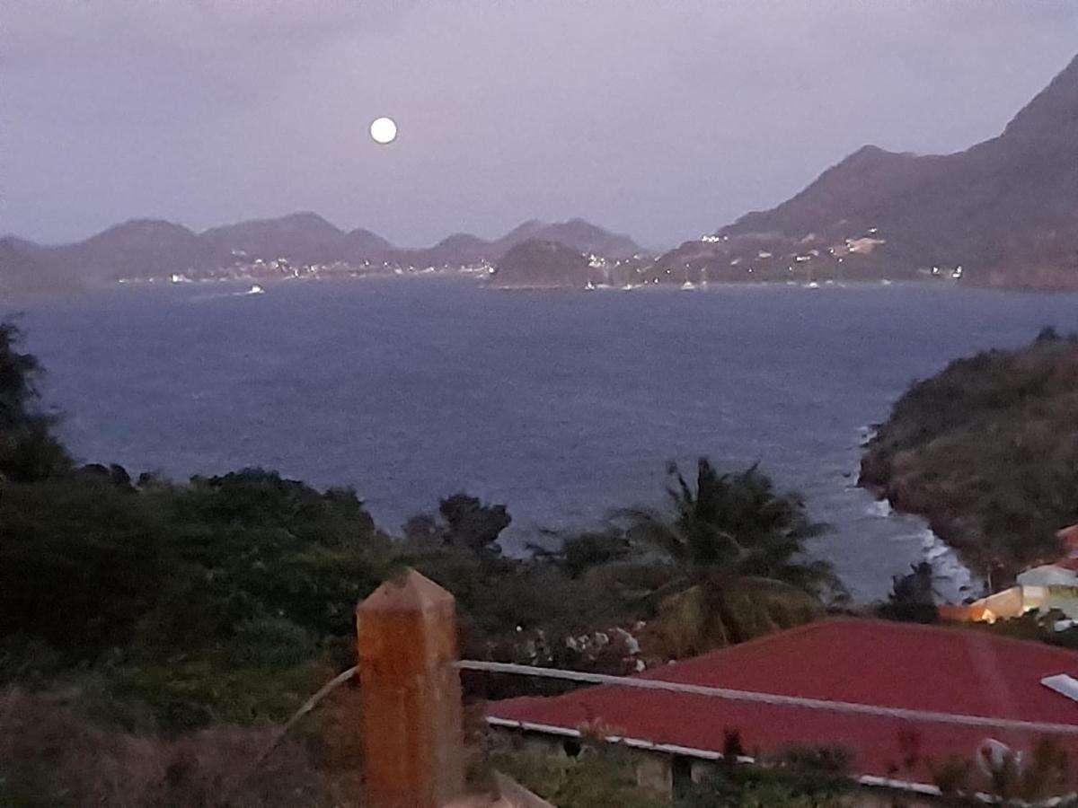 Ti Kaz Anoli Vue Epoustouflante Sur La Baie Villa Terre-de-Bas Luaran gambar