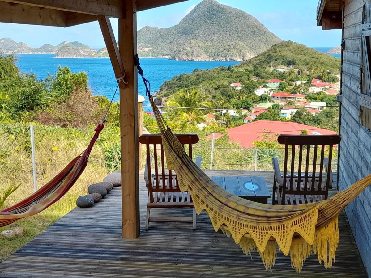 Ti Kaz Anoli Vue Epoustouflante Sur La Baie Villa Terre-de-Bas Luaran gambar