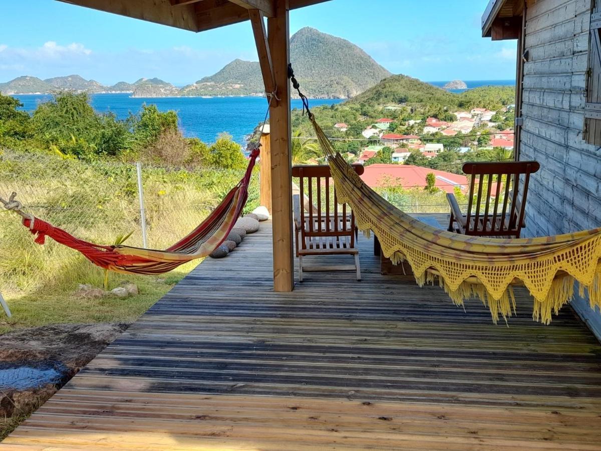 Ti Kaz Anoli Vue Epoustouflante Sur La Baie Villa Terre-de-Bas Luaran gambar